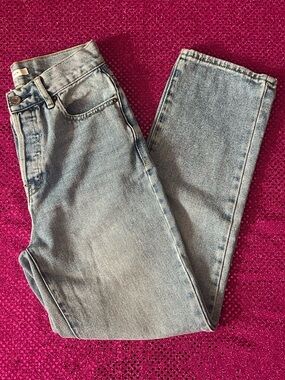 pacsun medium wash high waisted jeans